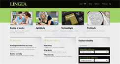 Desktop Screenshot of lingea.sk